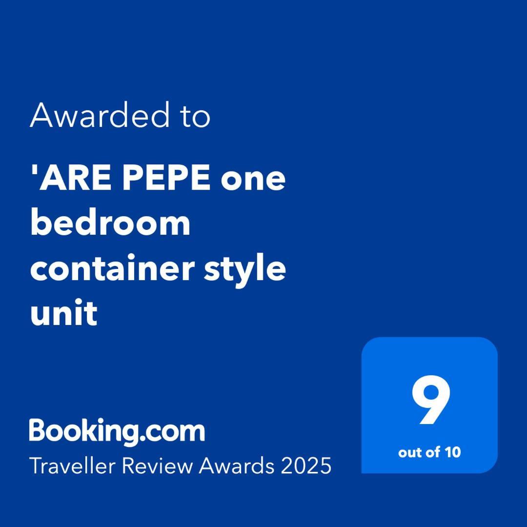 'Are Pepe One Bedroom Container Style Unit Раротонга Екстериор снимка